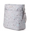 Little Story Blue Star Diaper Bag - Grey